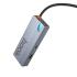 HOCO HB51 6-in-1 Multi-Function Converter(HDTV+RJ45+PD+USB3.0*3) - Gray